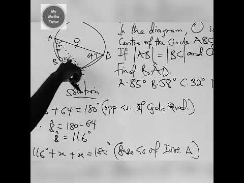JAMB-UTME Structured: Circle Geometry