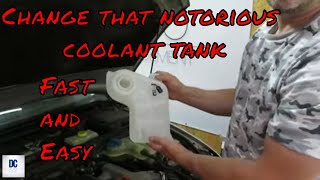 Audi A4 How to Replace  Coolant Reservoir Tank Replacement