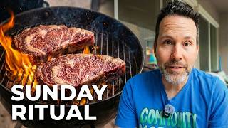 Grilling Steaks & Sunday Reset Routine | A Perfect Day