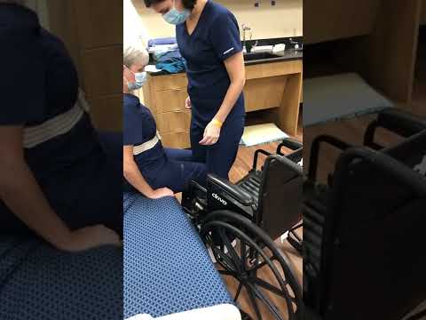 Stand Pivot Transfer: Bed to wheelchair