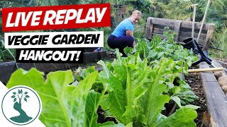 LIVE REPLAY: Veggie Patch Hangout - Bonfire & Peacock Protection