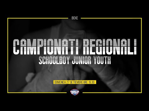 Boxe – Campionati Regionali Schoolboy Junior Youth