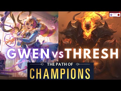 How to beat Thresh with Gwen (1)(Full Path) | Path of Champions | LOR
