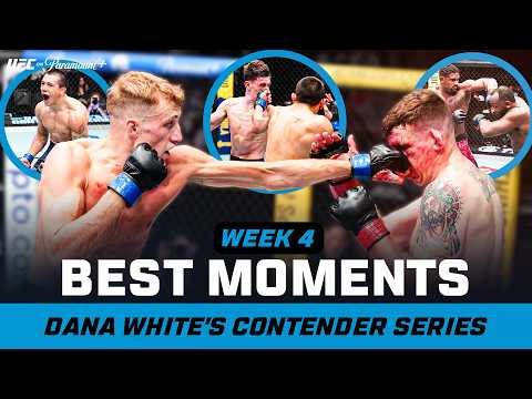 Video: Best Moments from Dana White's Contender Series Week 4 | Highlights & Contracts