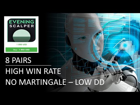 EVENING SCALPER V.2.29 (NEWEST VERSION) MT4: 8 PAIRS, NO MARTINGALE- No Need DLL Version.