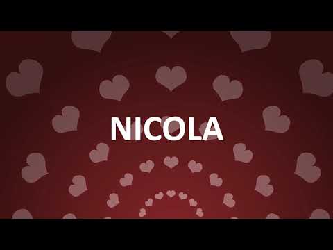 HAPPY BIRTHDAY NICOLA