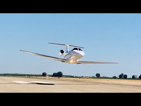 Cessna Citation Low Pass