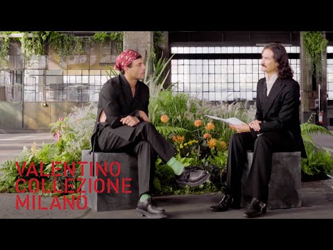 Valentino Collezione Milano  | Ben Cobb Interviews #AaronAltaras