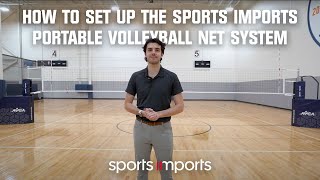 How to Set Up the Sports Imports Portable Volleyball Net System