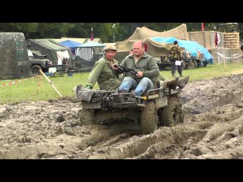 US Military Mechanical Mule M274 in the Mud at War & Peace Show 2012