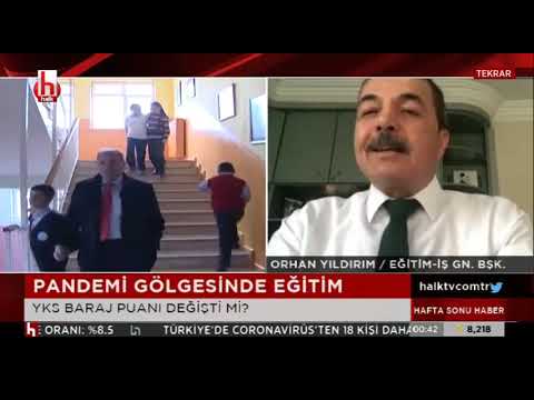 Genel Başkanımız Orhan Yıldırım, Halk TV canlı yayınında, eğitim gündemine ilişkin değerlendirmelerde bulundu. (02.08.2020) | EĞİTİM İŞ