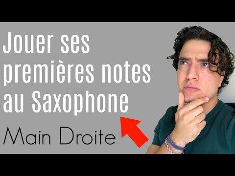 Débuter le Saxophone - Main Droite (premières notes)