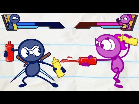 Meat Fighter - Pencilmation | Animation | Cartoons | Pencilmation