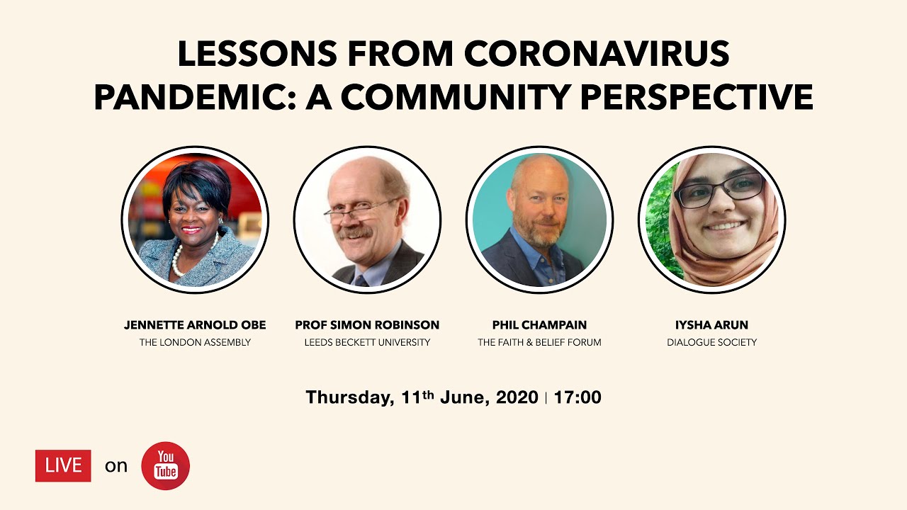 Lessons from Coronavirus Pandemic: A Community Perspective