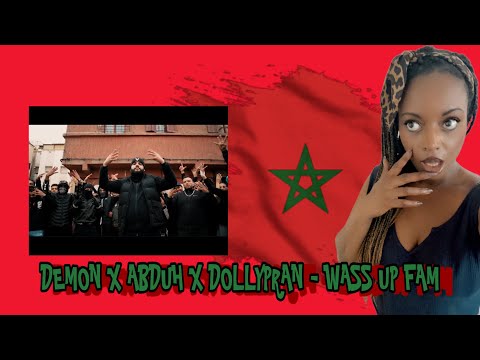 DEMON X ABDUH X DOLLYPRAN - WASS UP FAM ( OFFICIAL MUSIC VIDEO ) 🇬🇧 Reaction 🇲🇦🔥