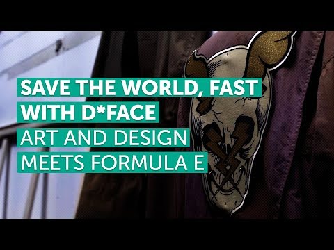 Save The World, Fast with D*Face | Art and Design meets Formula E