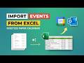 How To Import Events From Excel To Outlook Or Google Calendar Digitize Paper PDF Calendars