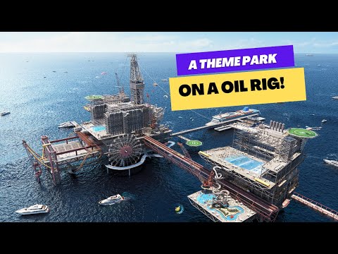 A Theme Park On An Oil Rig Is Being Built! The Rig in Saudi Arabia