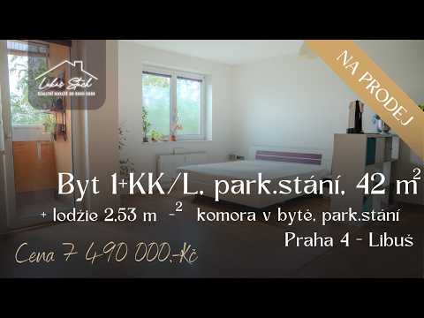 Video Byt 1+kk/L, parkovací místo, Praha 4