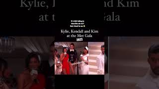 KIM, KYLIE &amp; KENDALL at the Met Gala 2023 #shorts #kardashians #hulu #trending #hollywood #metgala