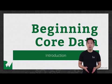 Introduction Beginning Core Data raywenderlich com