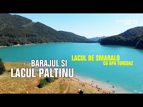 PALTINU LAKE AND DAM, DOFTANEI VALLEY, EMARALD LAKE WITH TURQUOISE WATER, CIUCAS PALTINU MEADOW