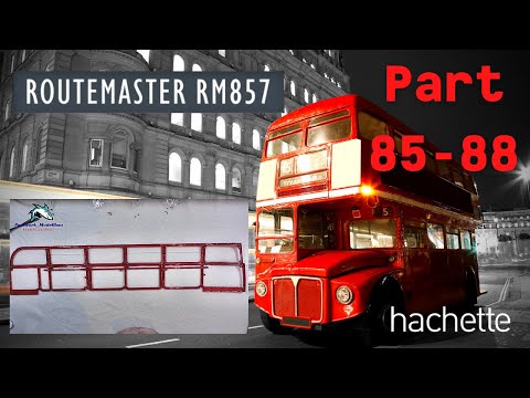 Hachette Routemaster RM857 Londonbus Part 85 - 88 - Der Rahmen für das Oberdeck!