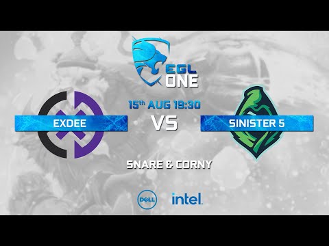 EGL One Dota 2 Season 3 - Exdee Gaming VS Sinister 5 Upper Bracket Semi Final