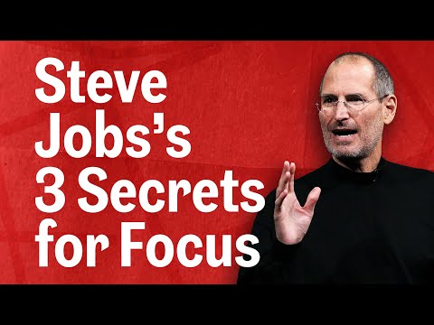 3 Tips to Maintain Focus from Steve Jobs  | Inc.