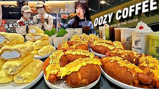Minumannya 7 Liter?!😳 Street Food Musim Dingin Korea Odeng Soup Hotdog Cream