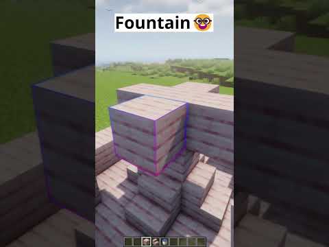 "EPIC Minecraft Fountain Build! Rate 1-10?" #shorts