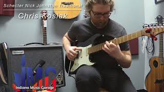 Video thumbnail for Schecter Nick Johnston Traditional: Atomic Ink by Indiana Music Garage