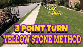 HOW TO DRIVE A ZERO TURN MOWER | 3 POINT TURN