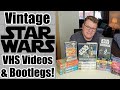 Vintage Star Wars VHS Videos And Bootlegs Plus Droids And Ewoks Sigh