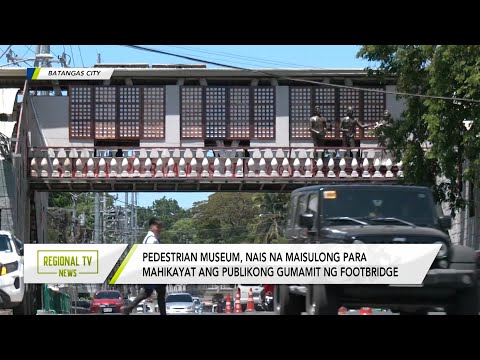 Regional TV News: Mala-bahay na batong disenyo ng footbridge, agaw-pansin