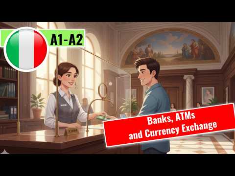 How to Open a Bank Account in Italian. Banks, ATMs & Currency Exchange Made Easy (A1-A2)