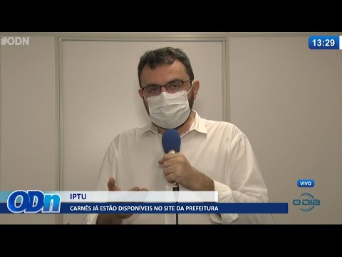 Já está disponível para consulta o carnê do IPTU 31 05 2021
