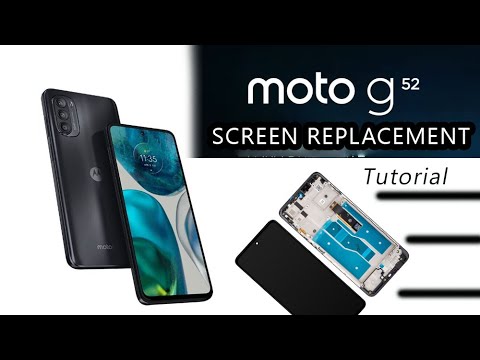 Motorola Moto G52 XT2221 Original Screen Replacement Tutorial / Wymiana wyświetlacza