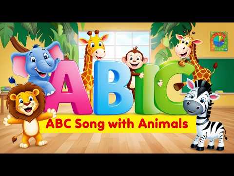 ABC Song with Animals | Alphabet Song for Kids | Learn ABC with Animals