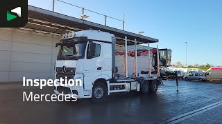 Mercedes-Benz Actros 2663 Actros 6X4 Timber truck FTG V10CX.81 wood crane Big- | Image 4 - Autoline