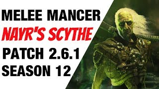 Patch 2.6.1 Melee Mancer Necromancer Build Season 12 Diablo 3
