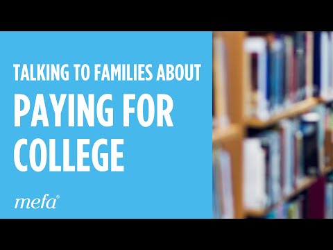 Talking to Families About Paying for College