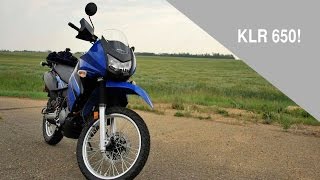 preview picture of video 'Riding my KLR650 in Alberta's Kalyna Country'