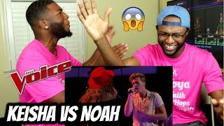 The Voice 2017 Battle - Keisha Renee vs. Noah Mac: 