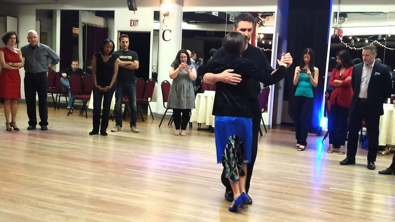 Argentine tango class: Maria Olivera & Gustavo Benzecry Saba  - Anselmo Acuña El Resero