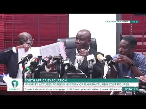 South Africa Evacuation: Minority Demands Ablakwa’s Resignation Over Evacuation Exercise