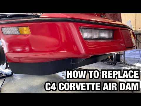 How To Replace C4 Corvette Air Dam