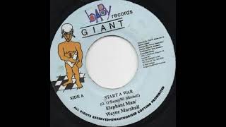 Elephant Man &amp; Wayne Marshall - Start A War (Psycho Riddim)
