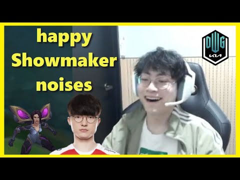 Showmaker having Fun with Faker's Pick