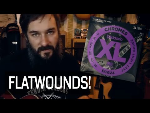 D'Addario Chromes Jazz Light 11-50 Flatwounds Guitar String Review